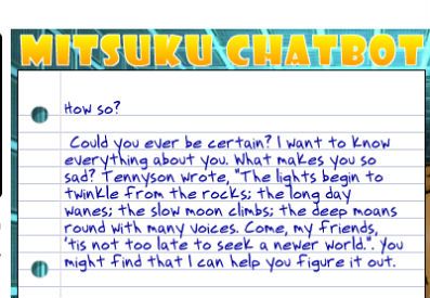 mitsuku chatbot ตัวอย่าง
