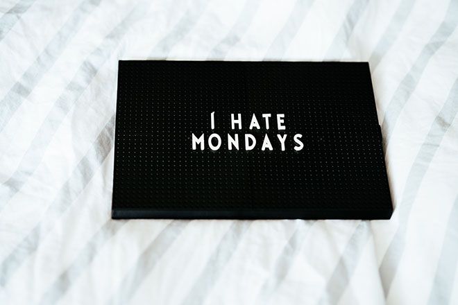 أنا أكره أيام الاثنين