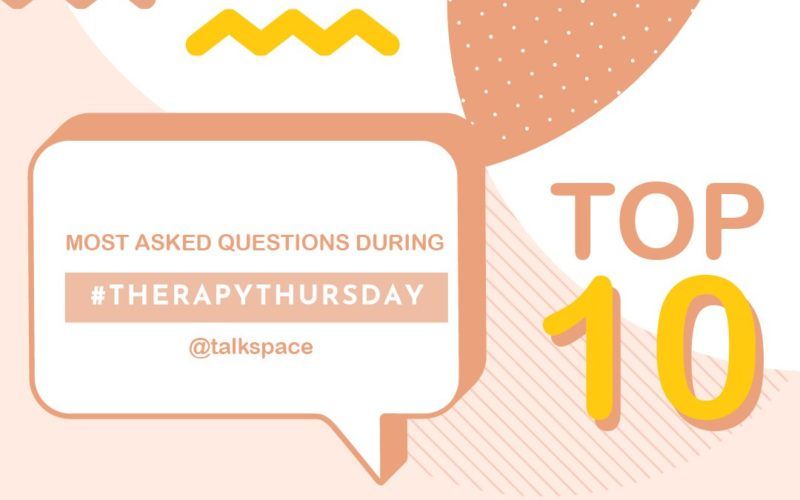 Jueves de terapia: sus 10 preguntas principales