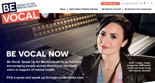 Demi Lovato Be Vocal -merkit tarvitset terapeutin