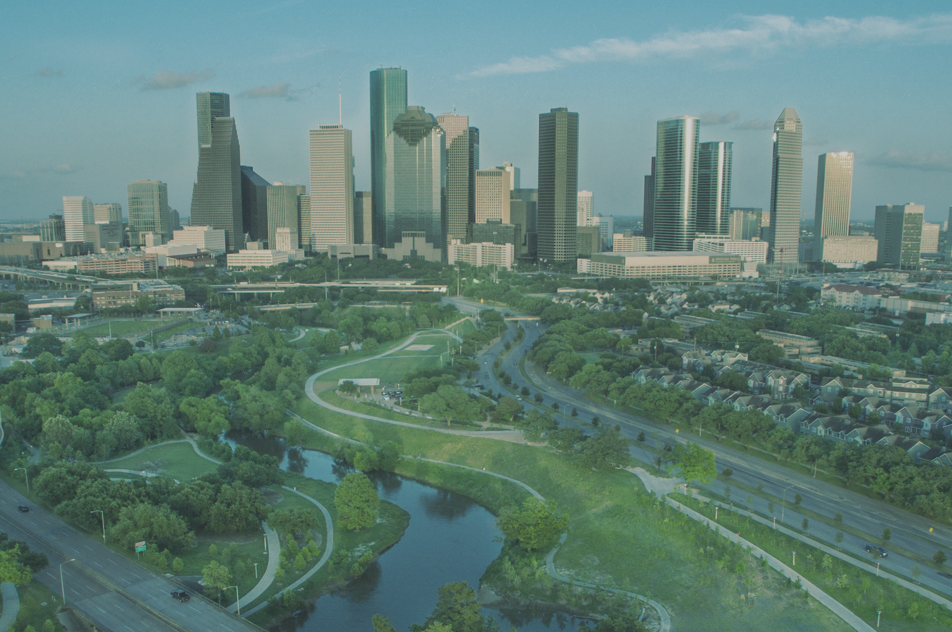Posnetek pokrajine Houston