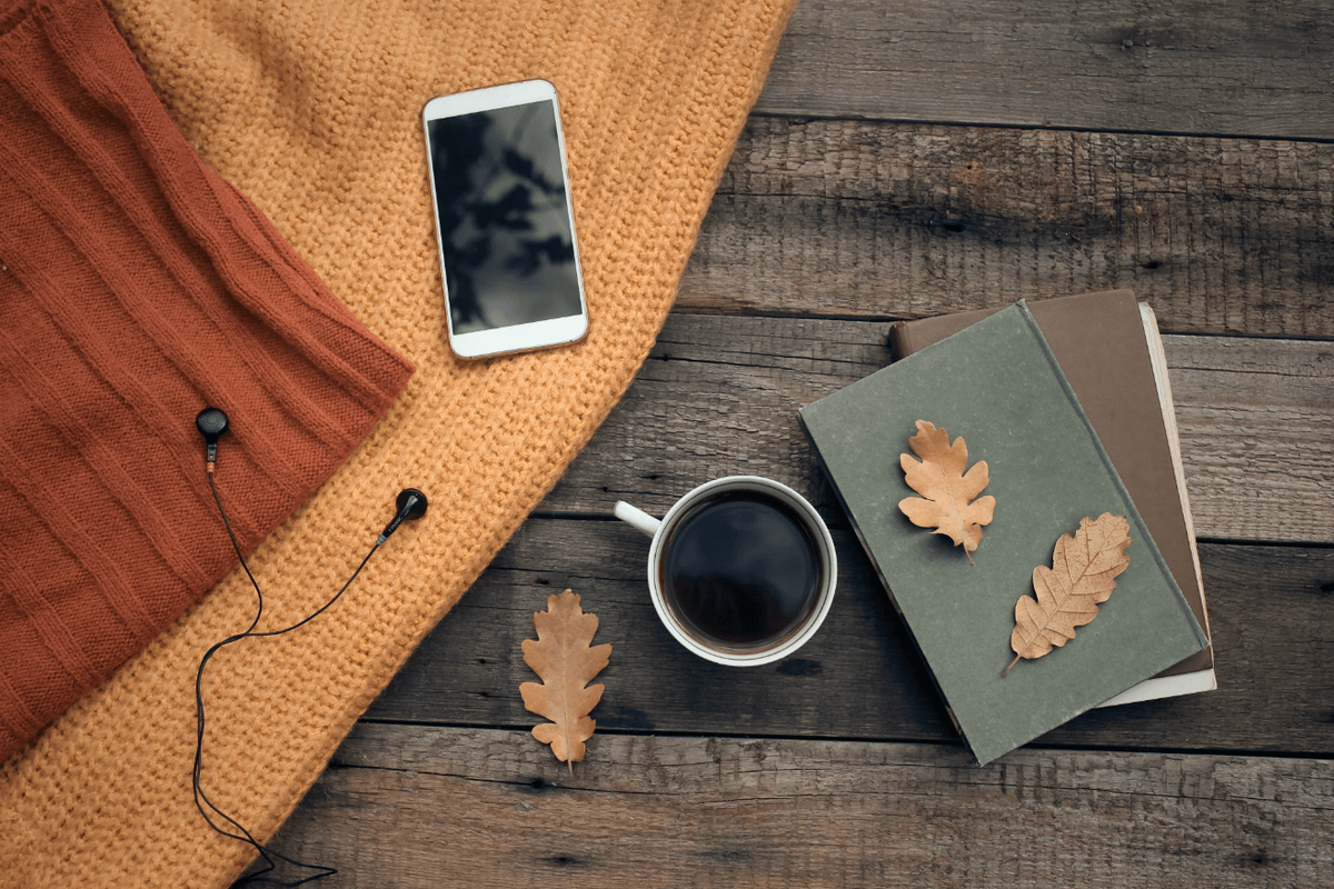 rudens atskaņošanas saraksta tālrunis austiņu kafija atstāj piezīmjdatorus